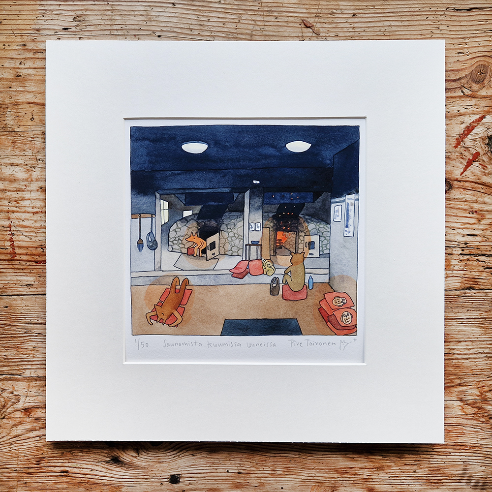 Saunomista kuumissa uuneissa in matt