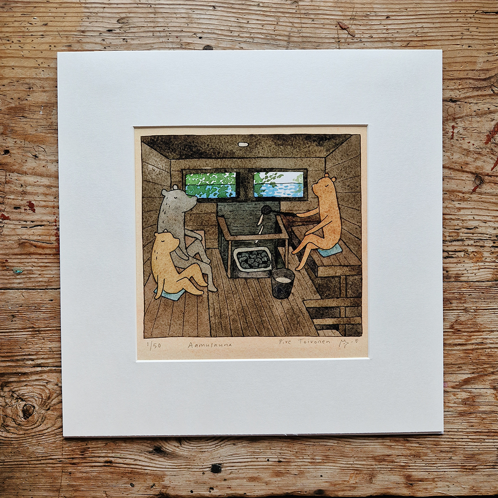 Aamusauna in matt Aamusauna in matt