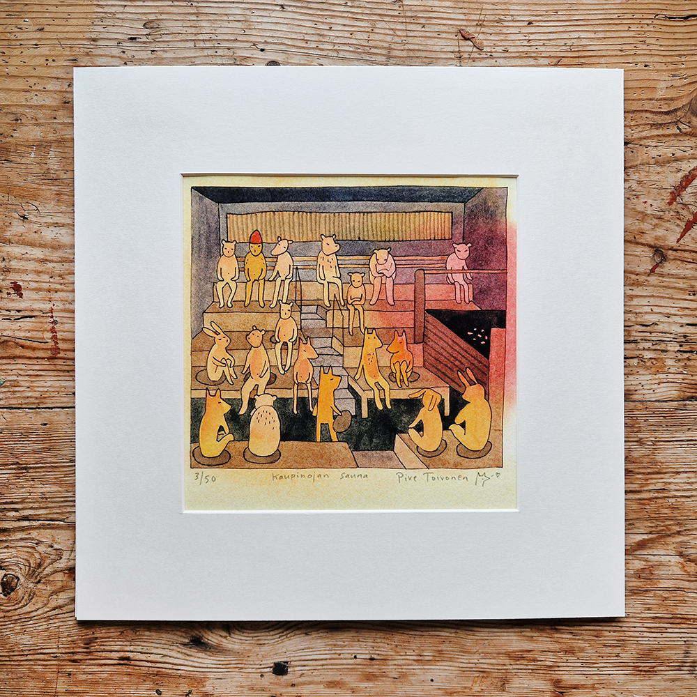 Kaupinojan sauna in matt