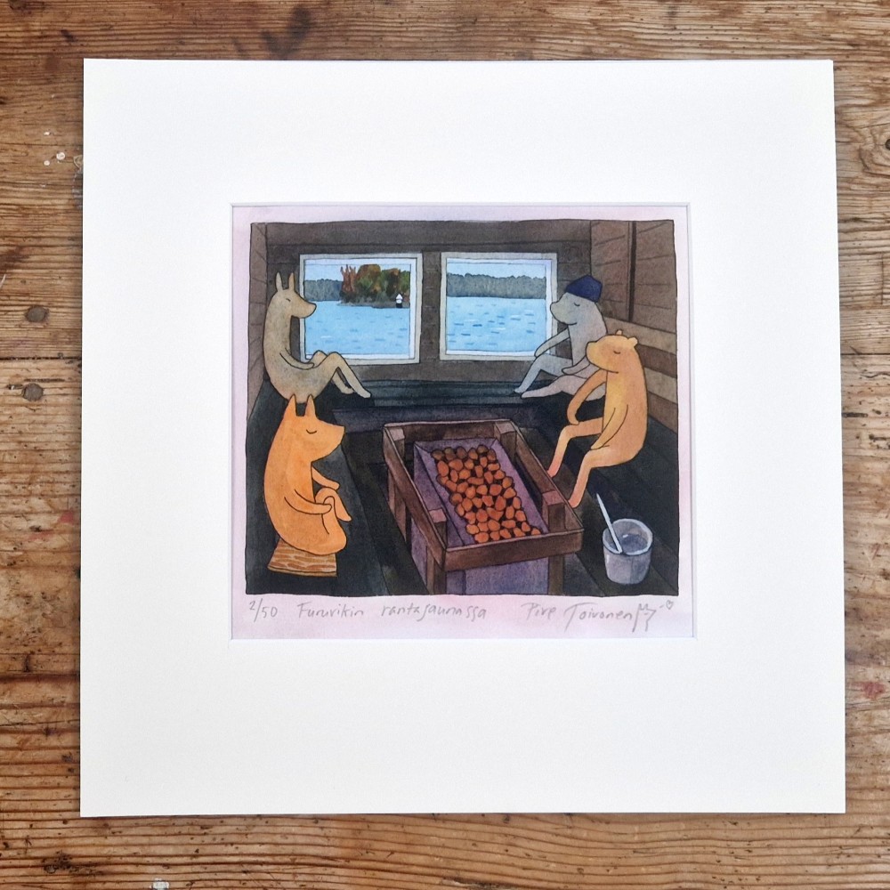 Furuvik sauna in matt